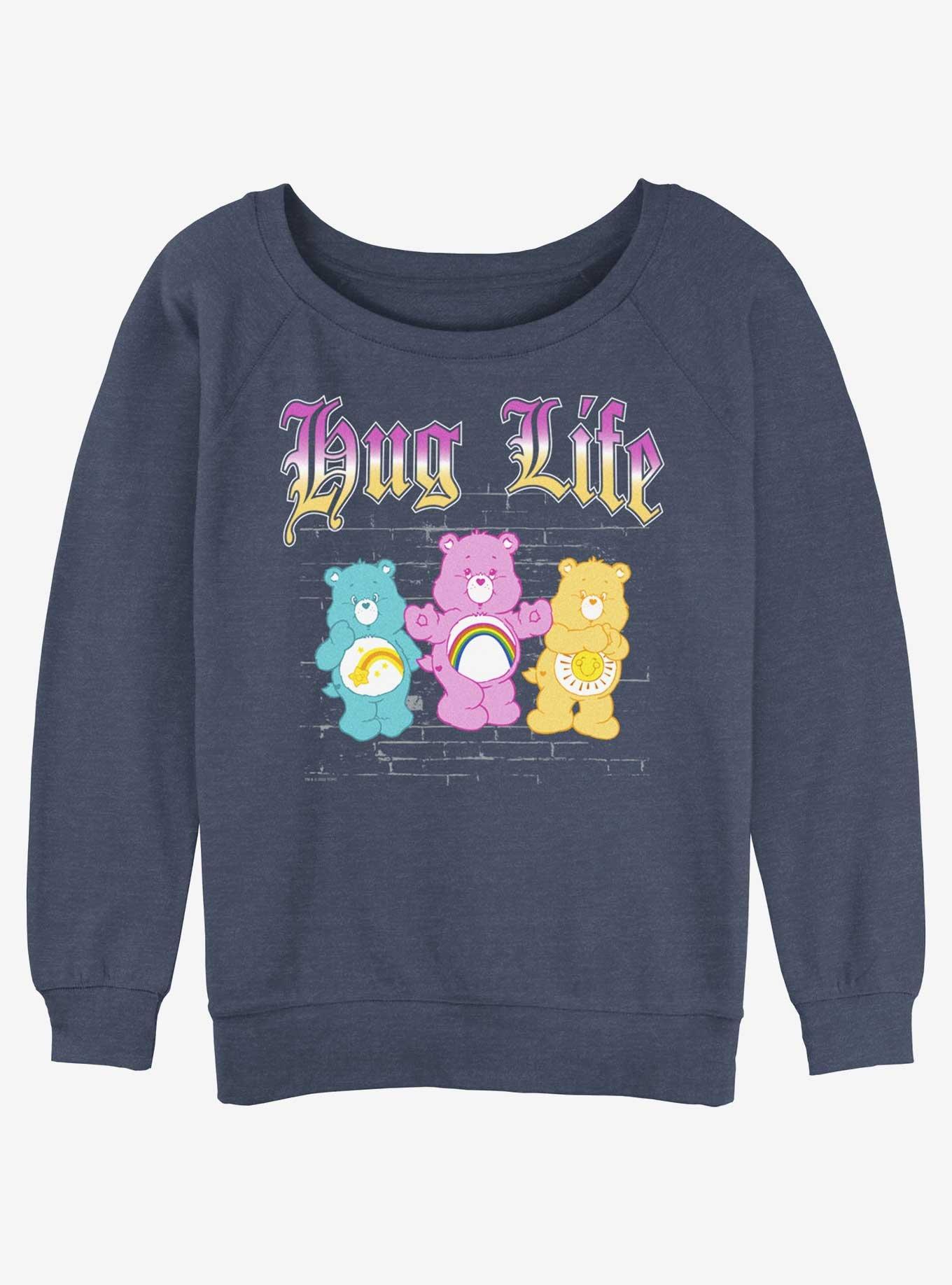Care Bears Hug Life Girls Slouchy Sweatshirt