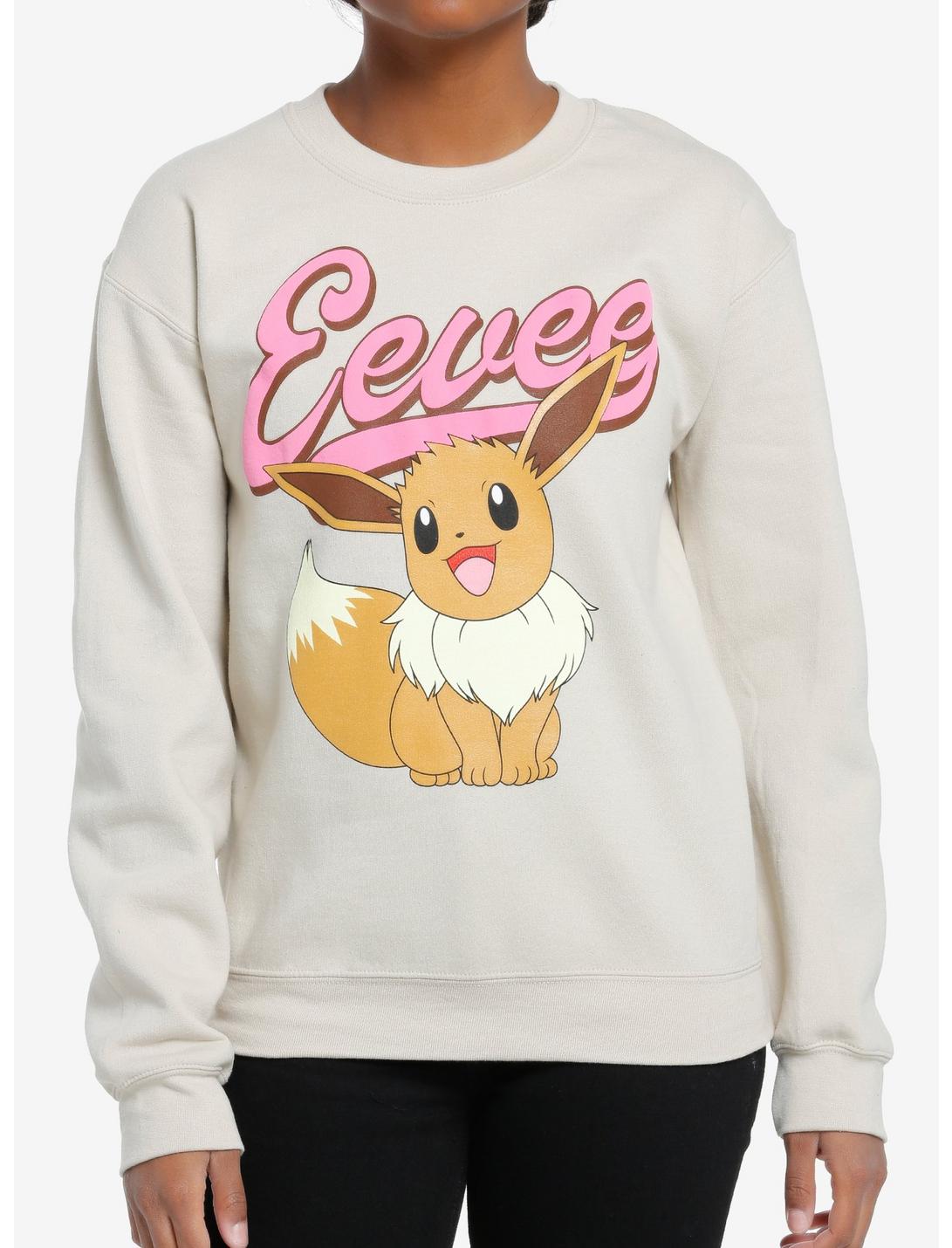 Pokemon Eevee Puff Print Girls Sweatshirt, MULTI, hi-res