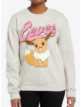 Pokemon Eevee Puff Print Girls Sweatshirt, , hi-res