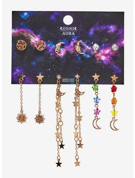 Cosmic Aura Rainbow Star Celestial Earring Set, , hi-res