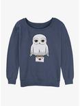 Harry Potter Hedwig Mail Womens Slouchy Sweatshirt, BLUEHTR, hi-res