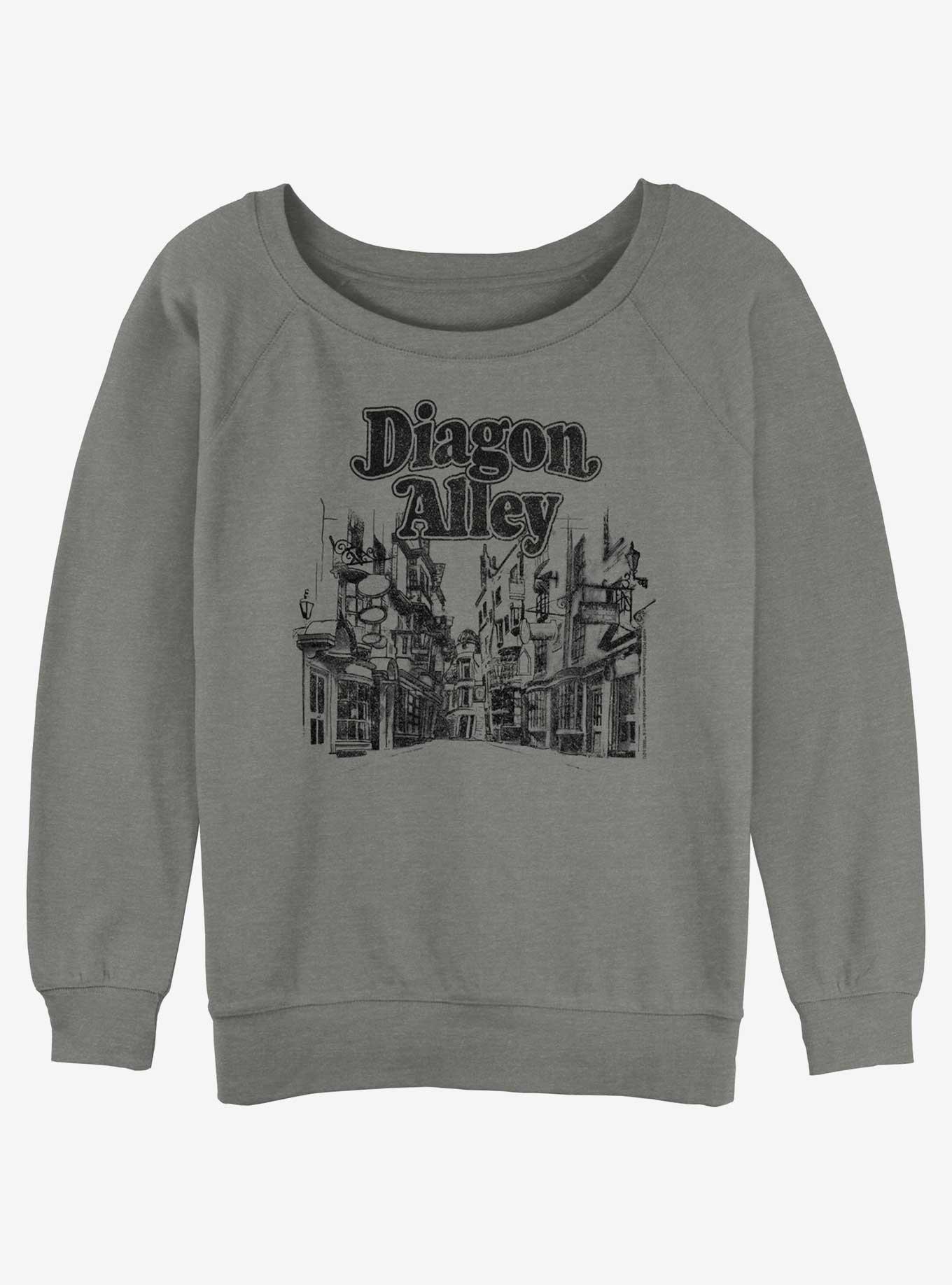 Harry Potter Diagon Alley Womens Slouchy Sweatshirt, , hi-res