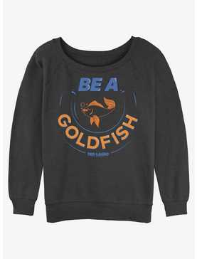 Ted Lasso Be A Goldfish Womens Slouchy Sweatshirt, , hi-res