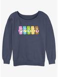 Care Bears All Together Womens Slouchy Sweatshirt, BLUEHTR, hi-res