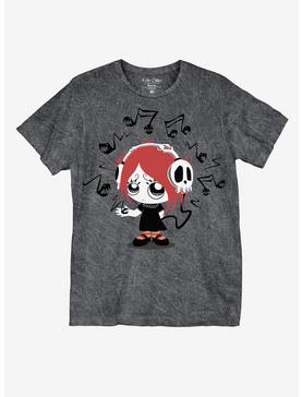 Ruby Gloom Skull Headphones Boyfriend Fit Girls T-Shirt, , hi-res