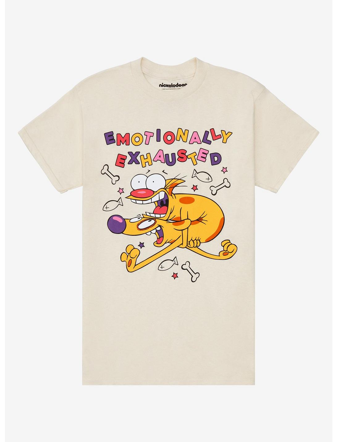 CatDog Emotionally Exhausted T-Shirt, MULTI, hi-res