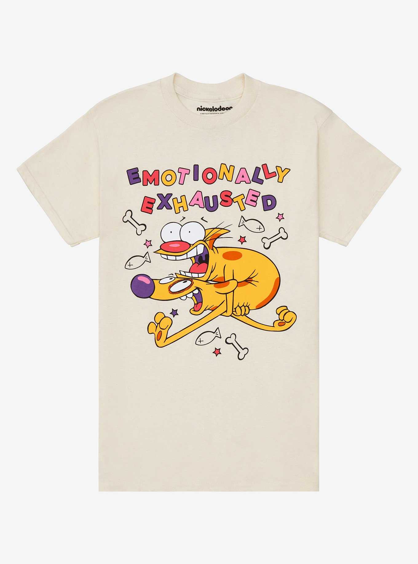 CatDog Emotionally Exhausted T-Shirt, , hi-res