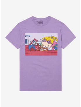Rugrats Angelica Driving Panel Boyfriend Fit Girls T-Shirt, , hi-res