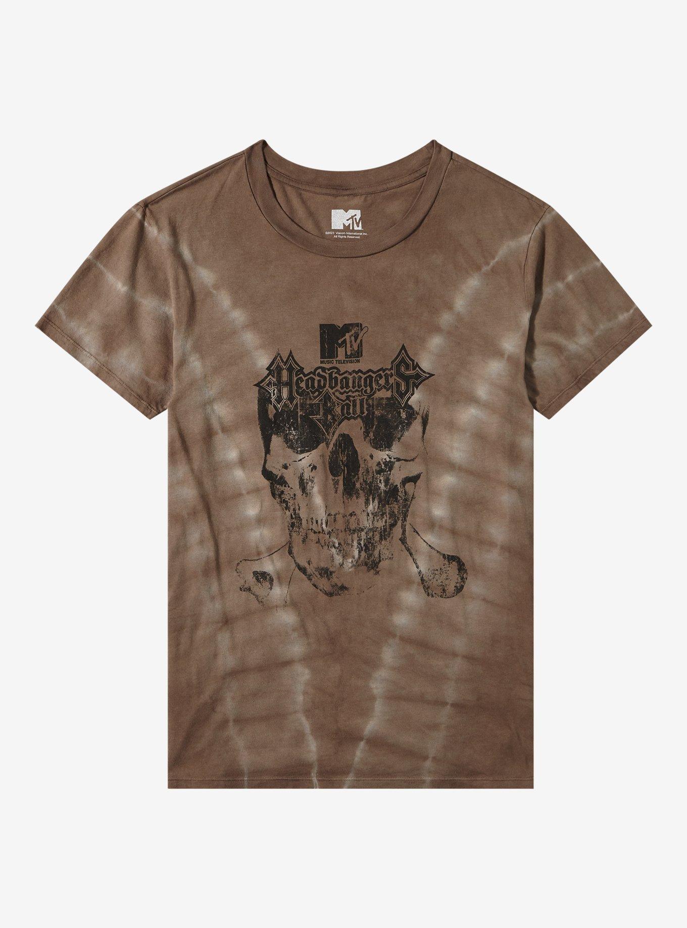 MTV Headbangers Ball Tie-Dye Boyfriend Fit Girls T-Shirt, MULTI, hi-res