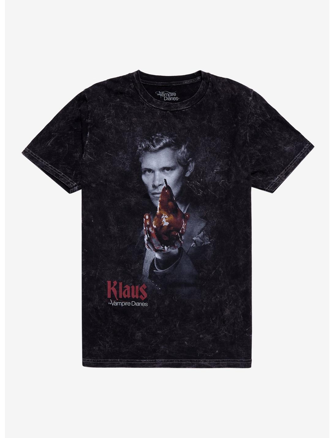 The Vampire Diaries Klaus Mineral Wash Boyfriend Fit Girls T-Shirt, MULTI, hi-res