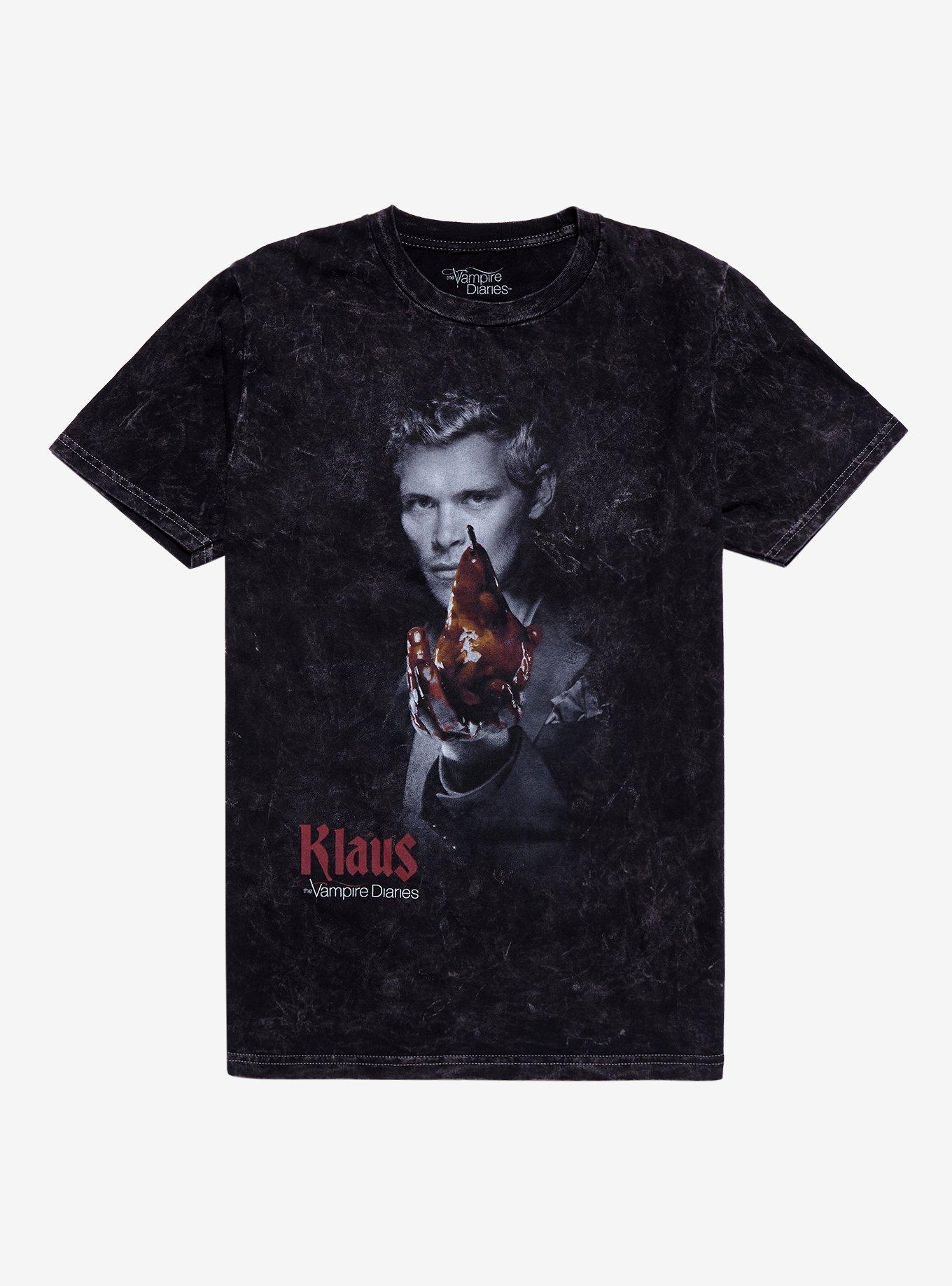 The Vampire Diaries Klaus Mineral Wash Boyfriend Fit Girls T-Shirt, MULTI, hi-res