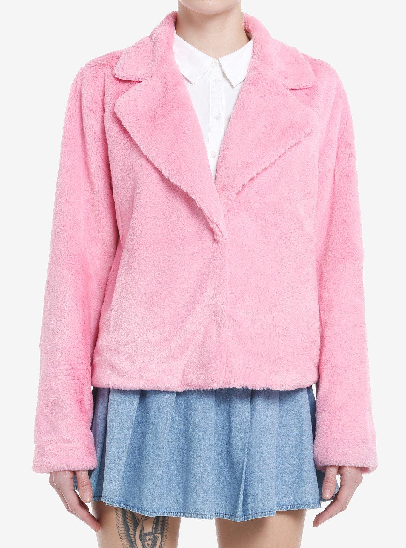 Girls deals cropped coat