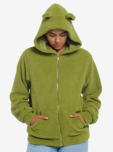 Zip Hoodie Nasa Sherpa Hoodie Thorn Fable Frog Sherpa Girls Hoodie