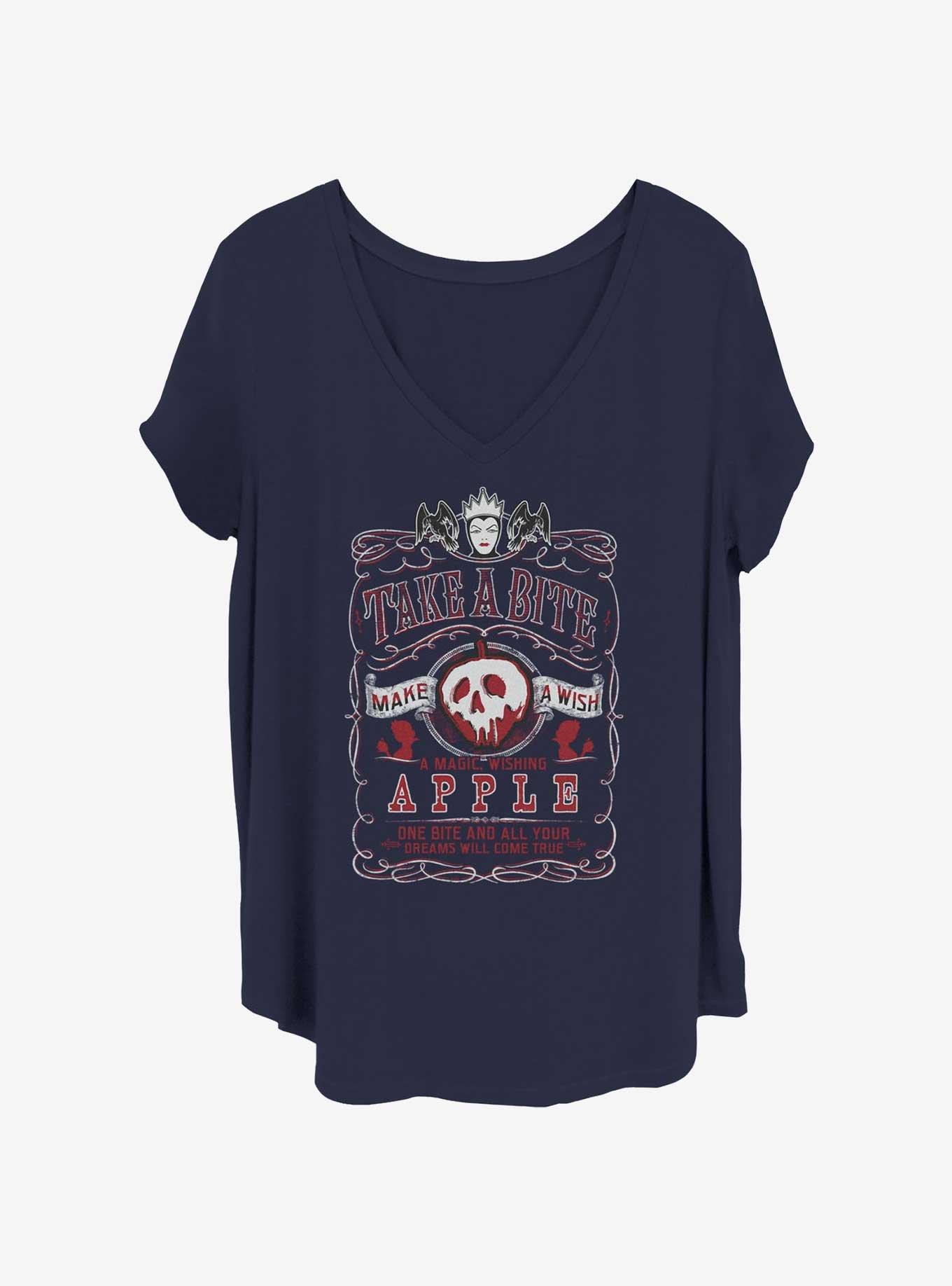 Disney Snow White and the Seven Dwarfs Take A Bite Girls T-Shirt Plus Size, , hi-res