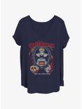 Disney Snow White and the Seven Dwarfs Evil Queen Girls T-Shirt Plus Size, NAVY, hi-res