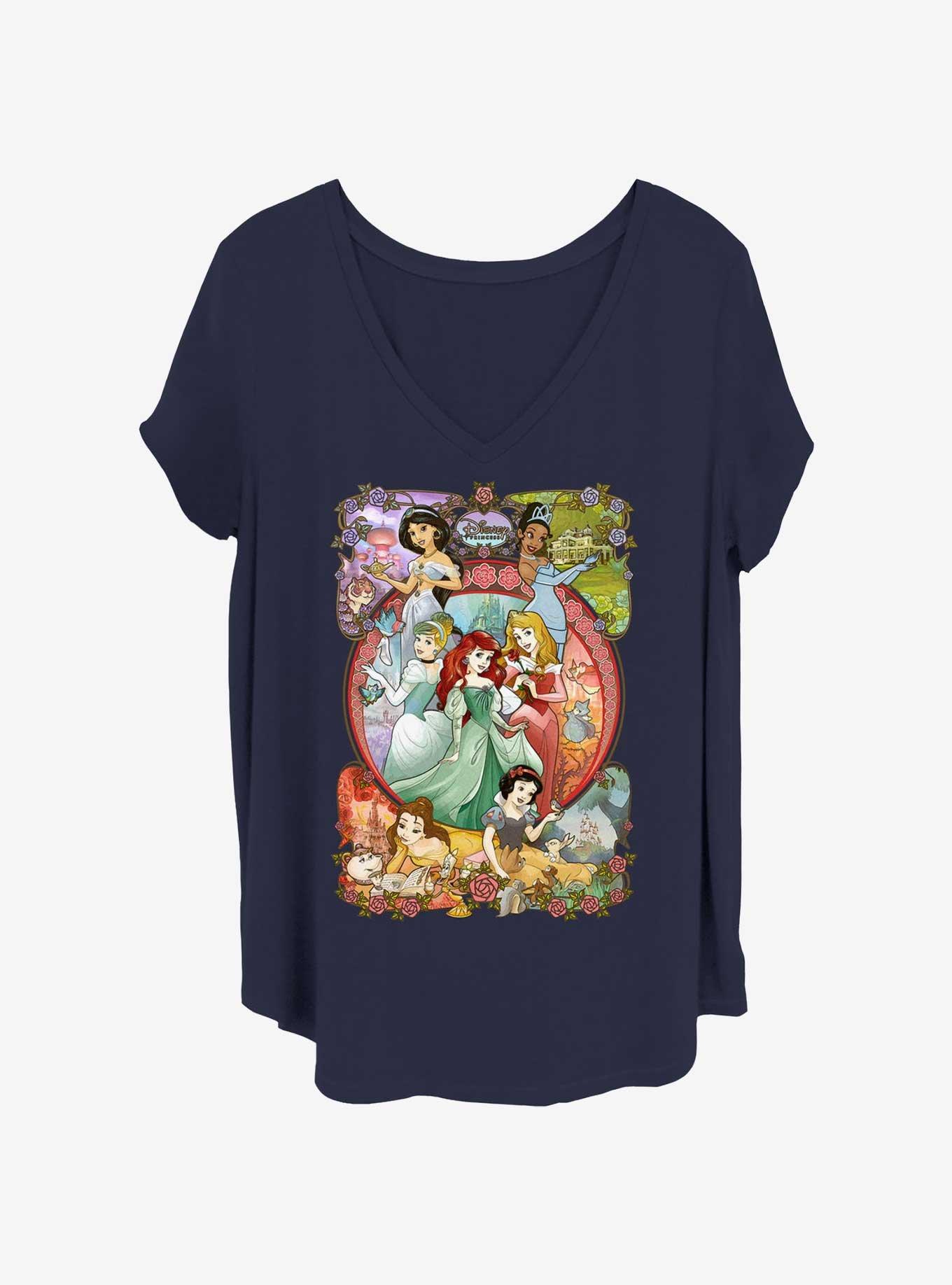 Disney Princesses Princess Power Girls T-Shirt Plus Size
