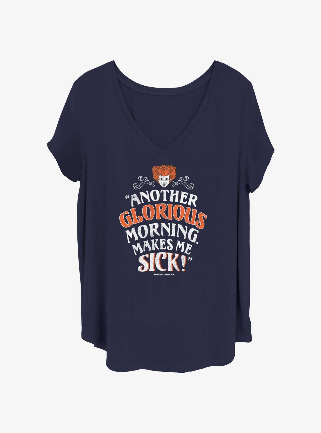 Disney Hocus Pocus Another Glorious Morning Girls T-Shirt Plus Size, NAVY, hi-res