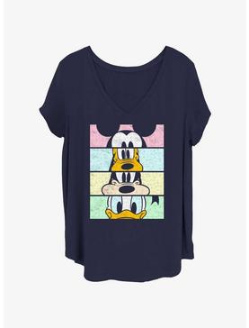 Disney Mickey Mouse Crew Crop Girls T-Shirt Plus Size, , hi-res