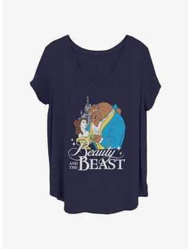 Disney Beauty and the Beast Classic Lovers Girls T-Shirt Plus Size, , hi-res