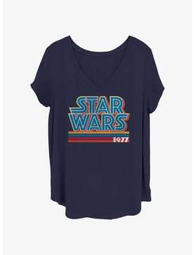 Star Wars Stripes Logo Girls T-Shirt Plus Size, , hi-res