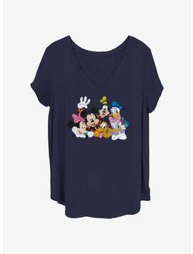 Disney Mickey Mouse Mickey Group Womens T-Shirt Plus Size, , hi-res