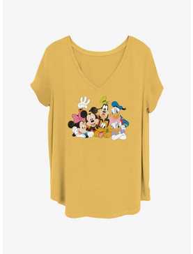 Disney Mickey Mouse Mickey Group Womens T-Shirt Plus Size, , hi-res