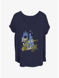 Disney Cinderella Live Like There's No Midnight Womens T-Shirt Plus Size, NAVY, hi-res
