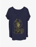 Disney Maleficent The Gift Giver Womens T-Shirt Plus Size, NAVY, hi-res