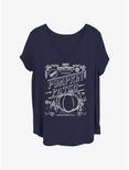 Disney Cinderella Midnight Pumpkin Patch Womens T-Shirt Plus Size, NAVY, hi-res