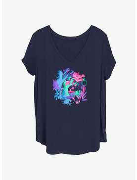 Disney Alice In Wonderland Chaos Wonderland Womens T-Shirt Plus Size, , hi-res
