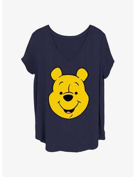 Disney Winnie The Pooh Big Face Womens T-Shirt Plus Size, , hi-res