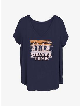 Stranger Things Ride The Night Womens T-Shirt Plus Size, , hi-res