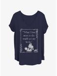 Disney Sleeping Beauty Book Love Womens T-Shirt Plus Size, NAVY, hi-res