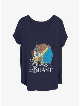 Disney Beauty and the Beast Classic Lovers Womens T-Shirt Plus Size, , hi-res