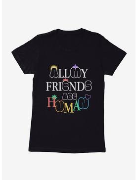 Pride All My Friends Are Human Womens T-Shirt, , hi-res
