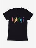 Pride LGBTQI Rainbow Womens T-Shirt, BLACK, hi-res