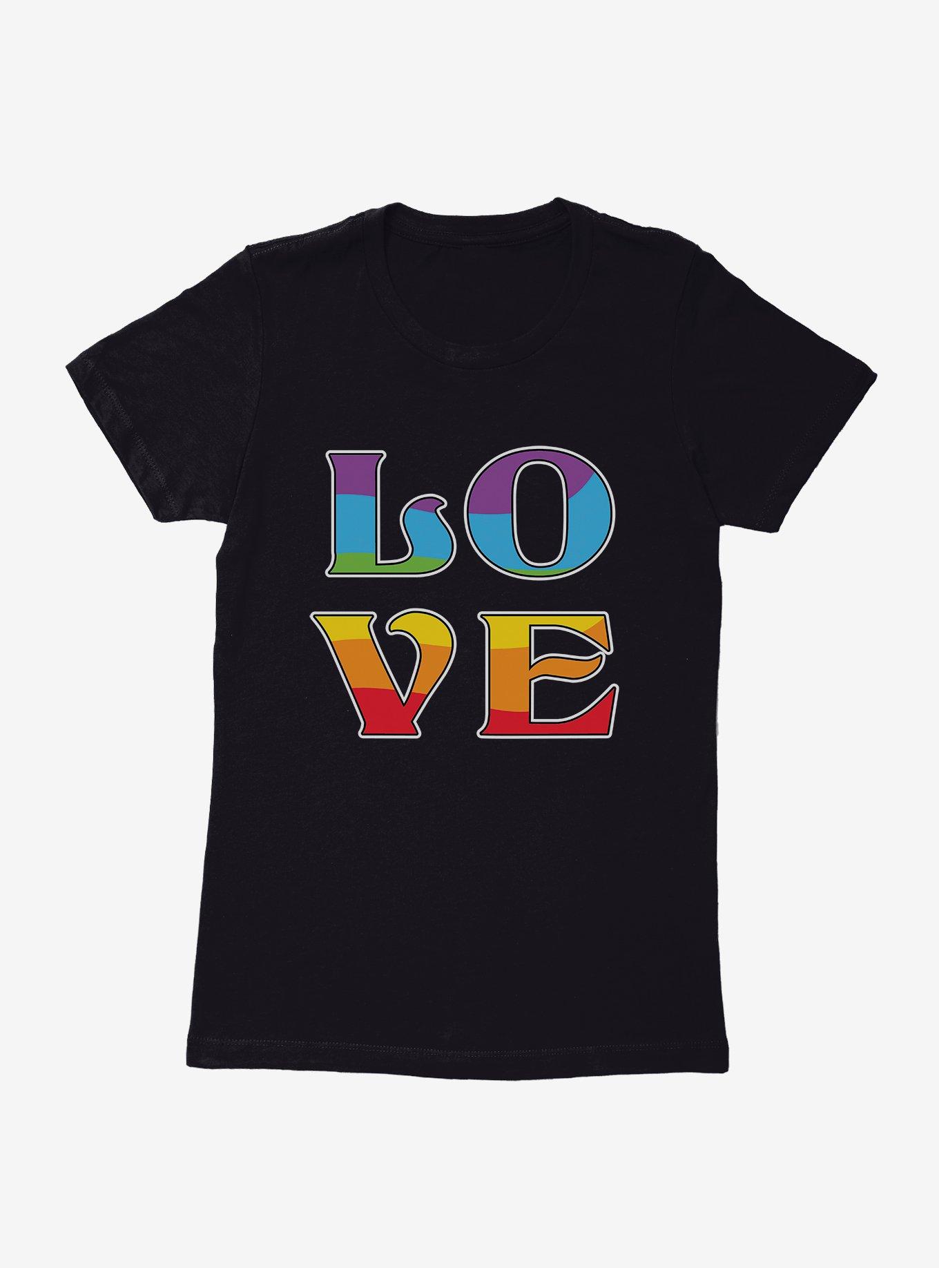 Pride Love Rainbow Womens T-Shirt, , hi-res