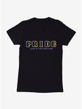Pride Love Is For Everyone Womens T-Shirt, BLACK, hi-res