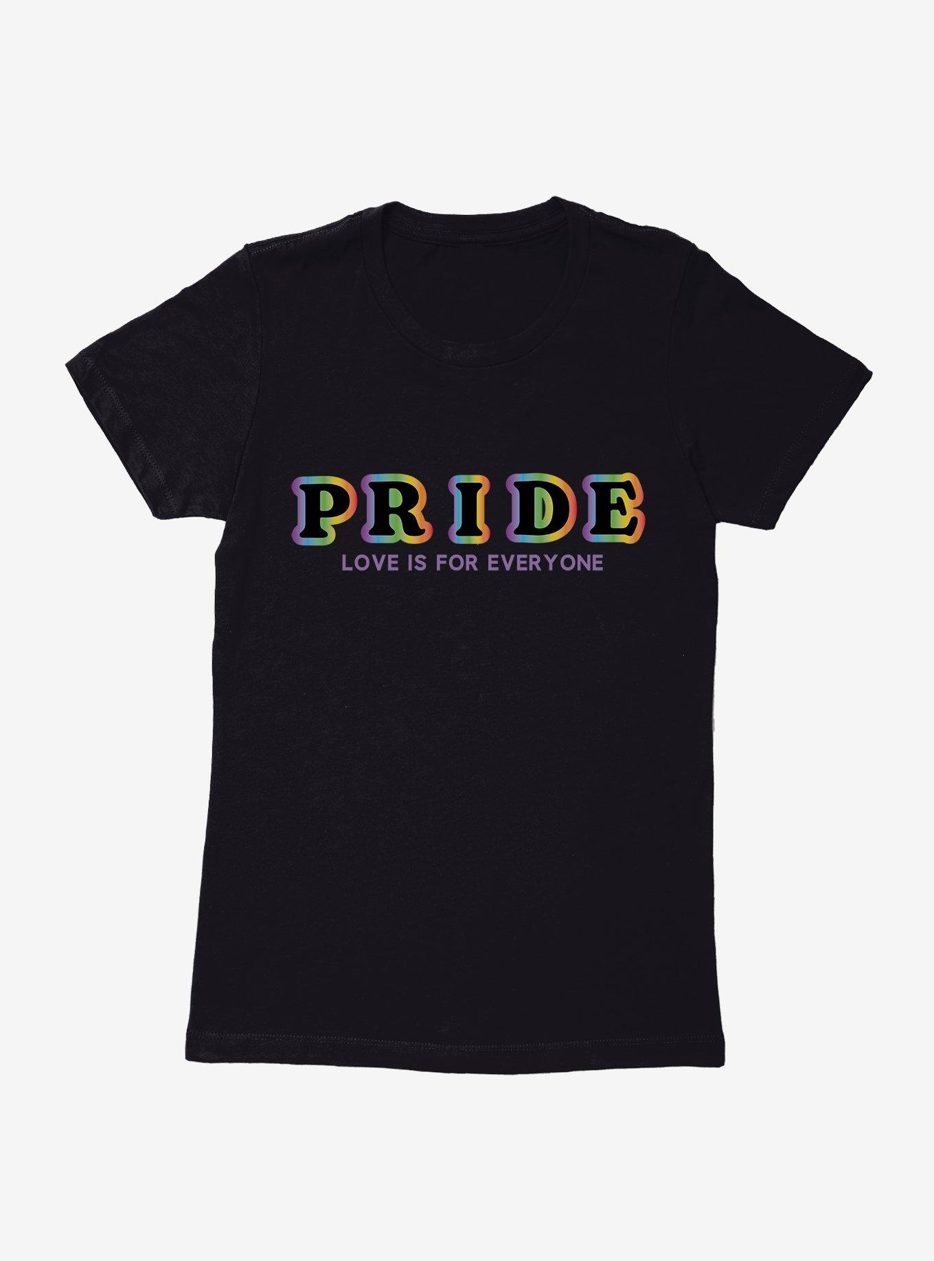 Pride Love Is For Everyone Womens T-Shirt, , hi-res