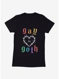 Pride Gay For Goth Womens T-Shirt, BLACK, hi-res
