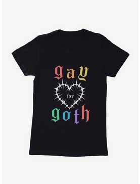 Pride Gay For Goth Womens T-Shirt, , hi-res