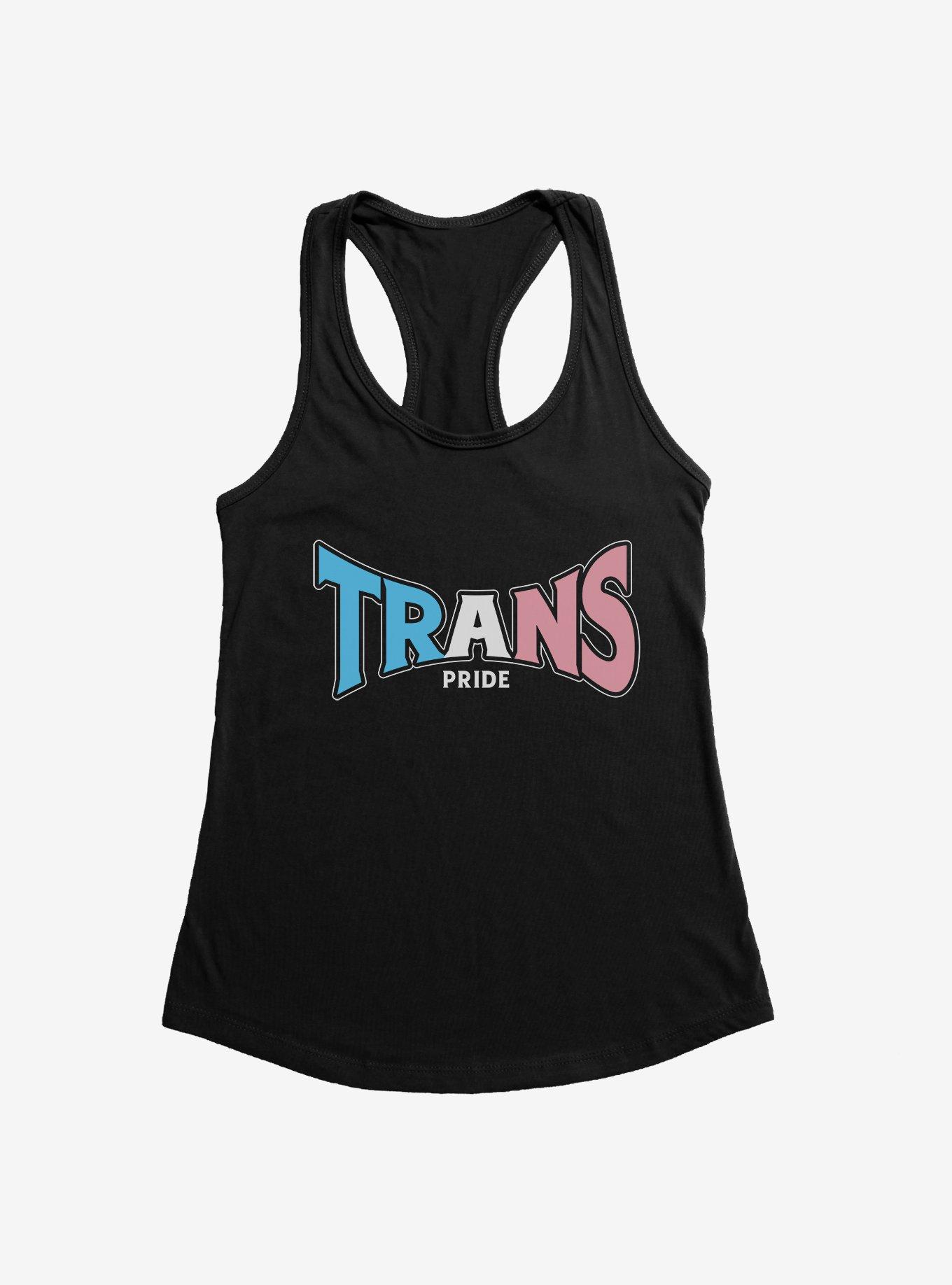 Pride Trans Pride Womens Tank Top, BLACK, hi-res