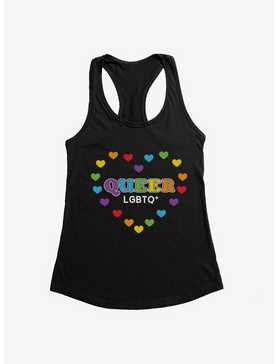 Pride Queer Hearts Womens Tank Top, , hi-res