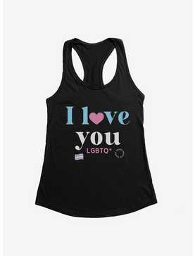 Pride I Love You Transgender Flag Womens Tank Top, , hi-res