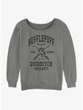 Harry Potter Hufflepuff Quidditch Seeker Womens Slouchy Sweatshirt, GRAY HTR, hi-res