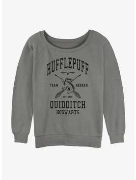 Harry Potter Hufflepuff Quidditch Seeker Womens Slouchy Sweatshirt, , hi-res
