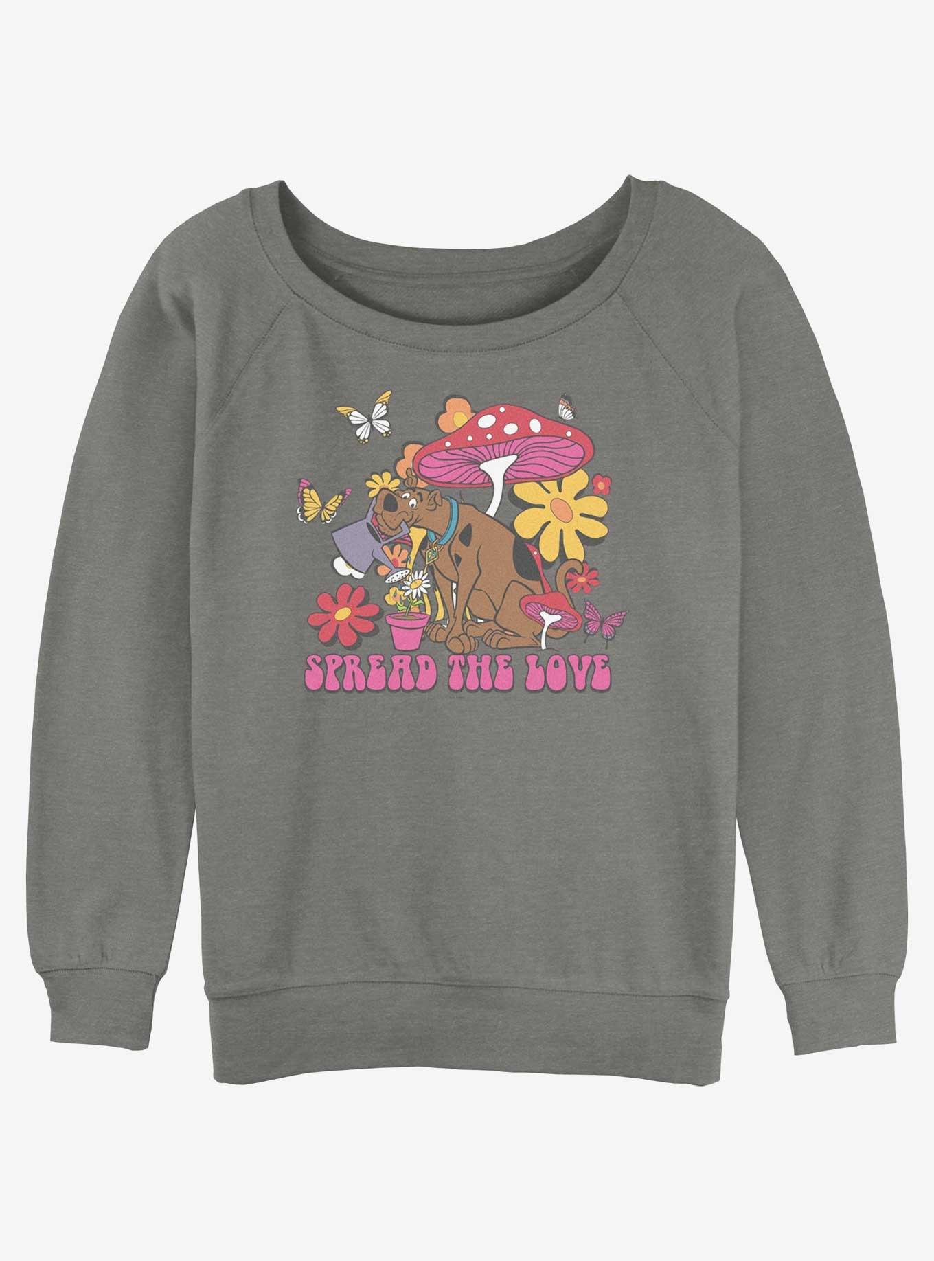 Scooby-Doo Spread The Love Womens Slouchy Sweatshirt, , hi-res