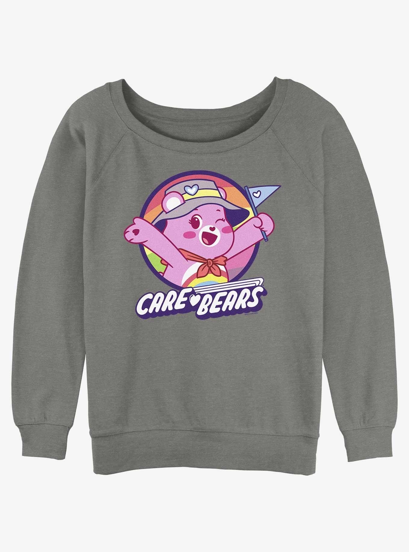 Care Bears Cheer Bear Adventure Womens Slouchy Sweatshirt, , hi-res
