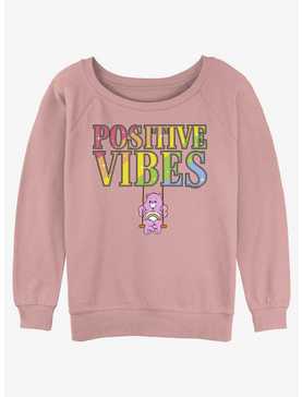 Care Bears Cheer Bear Positive Vibes Womens Slouchy Sweatshirt, , hi-res