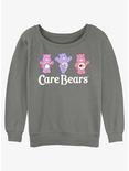 Care Bears Best Bears Womens Slouchy Sweatshirt, GRAY HTR, hi-res